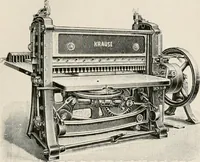 An illustration from Commercial bookbinding; a description of the processes and the various machines used (1910)