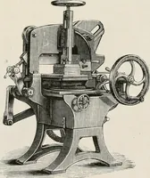 An illustration from Commercial bookbinding; a description of the processes and the various machines used (1910)
