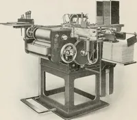 An illustration from Commercial bookbinding; a description of the processes and the various machines used (1910)