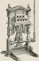 An illustration from Commercial bookbinding; a description of the processes and the various machines used (1910)