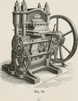 An illustration from Commercial bookbinding; a description of the processes and the various machines used (1910)