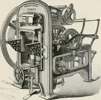 An illustration from Commercial bookbinding; a description of the processes and the various machines used (1910)