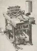 An illustration from Commercial bookbinding; a description of the processes and the various machines used (1910)