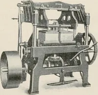 An illustration from Commercial bookbinding; a description of the processes and the various machines used (1910)