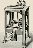 An illustration from Commercial bookbinding; a description of the processes and the various machines used (1910)