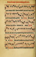 An illustration from Compendiu musices confectu ad faciliore instructione cantum chorale discentiu : necno ad introductione huius libelli: qui Catorinus intitulatur: omnibus diuino cultui deditis p[er]putilis necessarius: vt in tabula hic immediate sequeti latius apparet (1513)