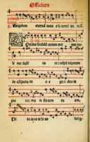 An illustration from Compendiu musices confectu ad faciliore instructione cantum chorale discentiu : necno ad introductione huius libelli: qui Catorinus intitulatur: omnibus diuino cultui deditis p[er]putilis necessarius: vt in tabula hic immediate sequeti latius apparet (1513)
