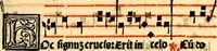 An illustration from Compendiu musices confectu ad faciliore instructione cantum chorale discentiu: necnõ ad introductione huius libelli: qui Cãtorinus intitulatur: omnibus diuino cultui deditis p[er]putilis necessarius: vt in tabula hic immediate sequeti latius apparet (1513)