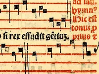Picture 39 of 58 from Compendiu musices confectu ad faciliore instructione cantum chorale discentiu: necnõ ad introductione huius libelli: qui Cãtorinus intitulatur: omnibus diuino cultui deditis p[er]putilis necessarius: vt in tabula hic immediate sequeti latius apparet (1513), leaf 158