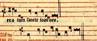 Picture 40 of 58 from Compendiu musices confectu ad faciliore instructione cantum chorale discentiu: necnõ ad introductione huius libelli: qui Cãtorinus intitulatur: omnibus diuino cultui deditis p[er]putilis necessarius: vt in tabula hic immediate sequeti latius apparet (1513), leaf 162