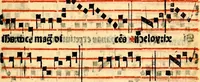 Picture 43 of 58 from Compendiu musices confectu ad faciliore instructione cantum chorale discentiu: necnõ ad introductione huius libelli: qui Cãtorinus intitulatur: omnibus diuino cultui deditis p[er]putilis necessarius: vt in tabula hic immediate sequeti latius apparet (1513), leaf 194