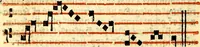 Picture 13 of 58 from Compendiu musices confectu ad faciliore instructione cantum chorale discentiu: necnõ ad introductione huius libelli: qui Cãtorinus intitulatur: omnibus diuino cultui deditis p[er]putilis necessarius: vt in tabula hic immediate sequeti latius apparet (1513), leaf 37
