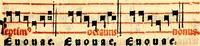 Picture 24 of 58 from Compendiu musices confectu ad faciliore instructione cantum chorale discentiu: necnõ ad introductione huius libelli: qui Cãtorinus intitulatur: omnibus diuino cultui deditis p[er]putilis necessarius: vt in tabula hic immediate sequeti latius apparet (1513), leaf 56