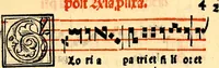 Picture 30 of 58 from Compendiu musices confectu ad faciliore instructione cantum chorale discentiu: necnõ ad introductione huius libelli: qui Cãtorinus intitulatur: omnibus diuino cultui deditis p[er]putilis necessarius: vt in tabula hic immediate sequeti latius apparet (1513), leaf 90