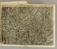An illustration from Compendium vniuersi : complectens geographicarum enarrationum libros sex, : ex quibus totius terrarum orbis situs vniuersaliter ac particulariter, regionum & aquarum qualitates ... (1600)