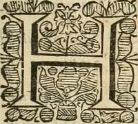 An illustration from The Compleat clerk, containing the best forms of all sorts of presidents, for conveyances and assurances; and other instruments now in use and practice. With the forms of bills, pleadings and answers in Chancery; as they were penned and perfected by eminent lawyers, and great conveyancers, both ancient and modern. Whereunto are added, divers presidents, which were wanting: and also some Saxon presidents; with the exposition of certain words, used in ancient charters: and the proper names of men and women: with additions of titles of honour, trades and occupations, cities, counties, bishopricks, names of offices, months and days; numbers of mony and weights, in Latin and English: with a computation of years .. (1677)