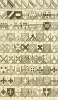 An illustration from A complete body of heraldry : containing, an historical enquiry into the origin of armories, and the rise and progress of heraldry, considered as a science ... (1780)