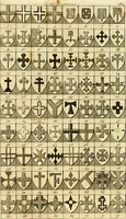 An illustration from A complete body of heraldry : containing, an historical enquiry into the origin of armories, and the rise and progress of heraldry, considered as a science ... (1780)