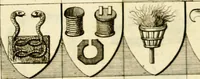 An illustration from A complete body of heraldry : containing, an historical enquiry into the origin of armories, and the rise and progress of heraldry, considered as a science ... (1780)