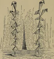 An illustration from A complete dictionary of dry goods and history of silk, linen, wool and other fibrous substances (1892)