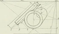 An illustration from Complete perspective course : comprising the elementary and advanced stages of perspective, the projection of shadows and reflections, with exercises in theory and practice, also the practical application of perspective (1900)