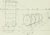 An illustration from Complete perspective course : comprising the elementary and advanced stages of perspective, the projection of shadows and reflections, with exercises in theory and practice, also the practical application of perspective (1900)