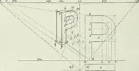 An illustration from Complete perspective course : comprising the elementary and advanced stages of perspective, the projection of shadows and reflections, with exercises in theory and practice, also the practical application of perspective (1900)
