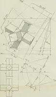 An illustration from Complete perspective course : comprising the elementary and advanced stages of perspective, the projection of shadows and reflections, with exercises in theory and practice, also the practical application of perspective (1900)