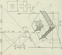 An illustration from Complete perspective course : comprising the elementary and advanced stages of perspective, the projection of shadows and reflections, with exercises in theory and practice, also the practical application of perspective (1900)