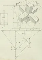 An illustration from Complete perspective course : comprising the elementary and advanced stages of perspective, the projection of shadows and reflections, with exercises in theory and practice, also the practical application of perspective (1900)