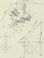 An illustration from Complete perspective course : comprising the elementary and advanced stages of perspective, the projection of shadows and reflections, with exercises in theory and practice, also the practical application of perspective (1900)
