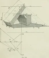 An illustration from Complete perspective course : comprising the elementary and advanced stages of perspective, the projection of shadows and reflections, with exercises in theory and practice, also the practical application of perspective (1900)