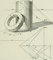 An illustration from Complete perspective course : comprising the elementary and advanced stages of perspective, the projection of shadows and reflections, with exercises in theory and practice, also the practical application of perspective (1900)
