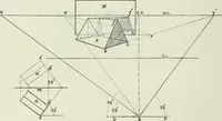 An illustration from Complete perspective course : comprising the elementary and advanced stages of perspective, the projection of shadows and reflections, with exercises in theory and practice, also the practical application of perspective (1900)