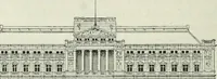 An illustration from Complete perspective course : comprising the elementary and advanced stages of perspective, the projection of shadows and reflections, with exercises in theory and practice, also the practical application of perspective (1900)