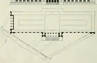 An illustration from Complete perspective course : comprising the elementary and advanced stages of perspective, the projection of shadows and reflections, with exercises in theory and practice, also the practical application of perspective (1900)