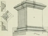 An illustration from Complete perspective course : comprising the elementary and advanced stages of perspective, the projection of shadows and reflections, with exercises in theory and practice, also the practical application of perspective (1900)