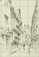 An illustration from Complete perspective course : comprising the elementary and advanced stages of perspective, the projection of shadows and reflections, with exercises in theory and practice, also the practical application of perspective (1900)