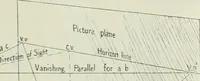 An illustration from Complete perspective course : comprising the elementary and advanced stages of perspective, the projection of shadows and reflections, with exercises in theory and practice, also the practical application of perspective (1900)
