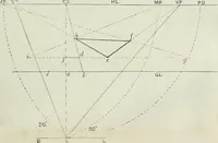 An illustration from Complete perspective course : comprising the elementary and advanced stages of perspective, the projection of shadows and reflections, with exercises in theory and practice, also the practical application of perspective (1900)