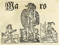 An illustration from Complexion : Natür vnd Eigenschafft eines yeden Menschen zü erfaren, auch seiner Gebürtstund vnnd Zeychen, ... auss zü rechnen (1534)