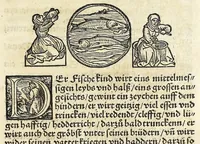 An illustration from Complexion : Natür vnd Eigenschafft eines yeden Menschen zü erfaren, auch seiner Gebürtstund vnnd Zeychen, ... auss zü rechnen (1534)