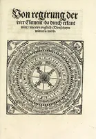 An illustration from Complexion : Natür vnd Eigenschafft eines yeden Menschen zü erfaren, auch seiner Gebürtstund vnnd Zeychen, ... auss zü rechnen (1534)