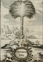 An illustration from Conceptvs chronographicvs de concepta sacra Deipara : Septingentis Sacrae Scripturae, ss. patrum, ac rationum, nec non historiarum, symbolorum, antiquitatum, et anagrammatum suffragiis roboratus : ac totidem praefixis chronographicis, annum currentem prodentibus copiose instructus : occasione saeculi, hoc eodem anno septima vice absoluti, et celebrati, a patribus Benedictinis liberi, ac imperialis monasterii ad SS. Udalricum, & Afram, Augustae Vindelicorum (1712)