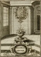 Picture 52 of 107 from Conceptvs chronographicvs de concepta sacra Deipara : Septingentis Sacrae Scripturae, ss. patrum, ac rationum, nec non historiarum, symbolorum, antiquitatum, et anagrammatum suffragiis roboratus : ac totidem praefixis chronographicis, annum currentem prodentibus copiose instructus : occasione saeculi, hoc eodem anno septima vice absoluti, et celebrati, a patribus Benedictinis liberi, ac imperialis monasterii ad SS. Udalricum, & Afram, Augustae Vindelicorum (1712), leaf 174