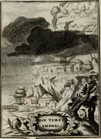 An illustration from Conceptvs chronographicvs de concepta sacra Deipara : Septingentis Sacrae Scripturae, ss. patrum, ac rationum, nec non historiarum, symbolorum, antiquitatum, et anagrammatum suffragiis roboratus : ac totidem praefixis chronographicis, annum currentem prodentibus copiose instructus : occasione saeculi, hoc eodem anno septima vice absoluti, et celebrati, a patribus Benedictinis liberi, ac imperialis monasterii ad SS. Udalricum, & Afram, Augustae Vindelicorum (1712)