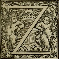 An illustration from Concilia omnia, tam generalia quam particularia : ab apostolorum temporibus in hunc vsque diem a sanctissimis patribus celebrata, & quorum acta literis mandata, ex vetustissimis diuersa[rum] regionu bibliothecis haberi potuere, his duobus tomis continentur : tomvs primvs ea recenset concilia, quae a beato Petro apostolo vsq[ue] ad Iohanne huius nominis papam secundu seruata inuenimus : quo[rum] ordinem & nomina si quis accuratius desideret, versa pagina indicabit (1538)