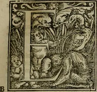An illustration from Concilia omnia, tam generalia quam particularia : ab apostolorum temporibus in hunc vsque diem a sanctissimis patribus celebrata, & quorum acta literis mandata, ex vetustissimis diuersa[rum] regionu bibliothecis haberi potuere, his duobus tomis continentur : tomvs primvs ea recenset concilia, quae a beato Petro apostolo vsq[ue] ad Iohanne huius nominis papam secundu seruata inuenimus : quo[rum] ordinem & nomina si quis accuratius desideret, versa pagina indicabit (1538)