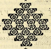 An illustration from Concilium Limense. Celebratum anno 1583. sub Gregorio XIII. Sum. Pont. auctoritate Sixti Quinti Pont. Max. approbatum. (1614)