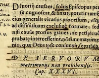 An illustration from Concilium Limense. Celebratum anno 1583. sub Gregorio XIII. Sum. Pont. auctoritate Sixti Quinti Pont. Max. approbatum. (1614)